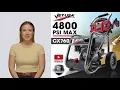 Jet USA 4800PSI Petrol Powered High Pressure Washer CX760 Gen IV