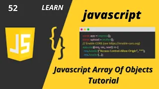 Javascript Array Of Objects Tutorial in Hindi Urdu
