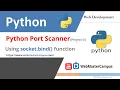 Python Port Scanner - using socket bind