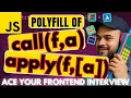 Call and Apply Polyfill Ace Your Javascript Interview Series by Frontend Master