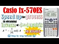 Inverse of 4x4 matrix fx- fx-570VN
