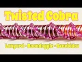 HOW TO MAKE THE TWISTED COBRA STITCH for Lanyard Boondoggle Scoubidou