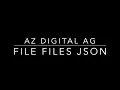 Find files and write out JSON
