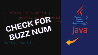 How to Check for Buzz Number in Java 2025