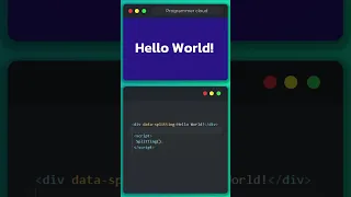 Text Sliding Animation with HTML and CSS