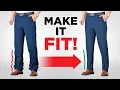 How To Tailor Pants Without Sewing Machine Tapering Hemming DIY