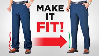 How To Tailor Pants Without Sewing Machine Tapering Hemming DIY
