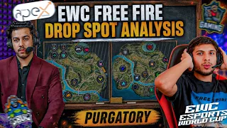EWC FreeFire Purgatory DropSpot Analysis Every Team Landing Location Strategy Breakdown GamingAura