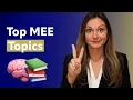 Highly Tested Topics on The Multistate Essay Exam MEE