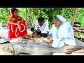 Lagu 3kg ওজনের সুন্দরবনের পাকা ছেলে মাছের দুধরণের রান্না | First time cooking sundarbon river chele fish