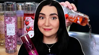 I Mixed Every Body Spray from Bath Body Works Together