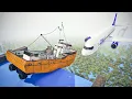 Ships Falls On a Boeing 737 Plane Teardown