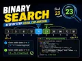 Binary Search Algorithm Explained with Example Pseudocode and Time Complexity - DSA Tutorials