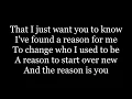 Download Lagu Hoobastank - The Reason (lyrics)