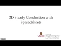 2D Steady Conduction with Spreadsheets