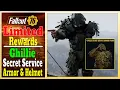 Fallout 76 Limited Rewards Ghillie Secret Service Armor and Helmet Paint Season 1 Rank 82