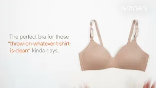 Warner s No Side Effects Wire-Free Bra 01056