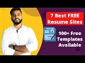 FREE Resume Building Websites Get Resume Templates for Freshers BY Anurag Srivastava
