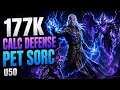 ESO U50 Mag Pet Sorc DPS Build 177K Calculated Defense Guide