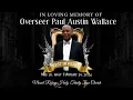 Thanksgiving service for the late Overseer Paul Austin Wallace