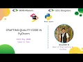 Crafting Quality Code in PyCharm
