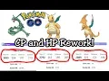 New Combat Power and HP Rework Stats In Pokemon GO
