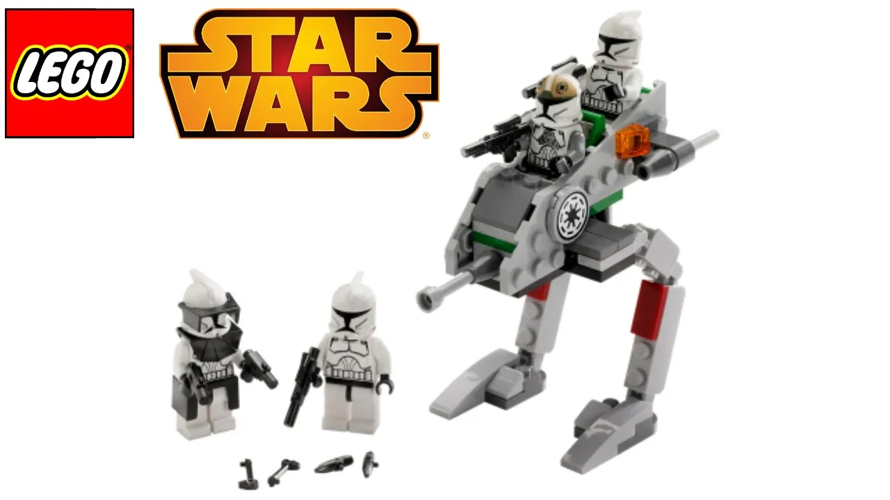 LEGO Star Wars 2009 Clone Walker Battle Pack TBT Review! 8014. 