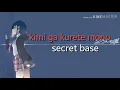 Download Lagu lagu jepang paling sedih, kimi ga kureta mono secret base liat deskripsi