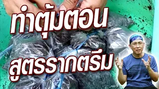 วิธีทำตุ้มตอน สูตรพิเศษ รากออกดี มีอาหารเสริม @krusawat