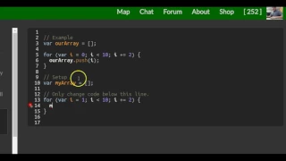 Iterate Odd Numbers With a For Loop freeCodeCamp Basic Javascript