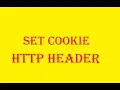 Set Cookie http header