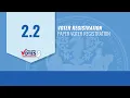 2 2 - Paper Voter Registration