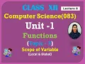 Scope of Variables in Python explained 5 Minutes Local vs Global Variables