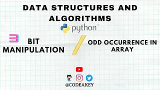 3 5 Odd Occurrence in an Array Python Data Structures and Algorithm