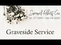 Samuel Robert Cox - Graveside Service