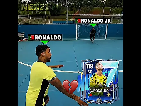 Ronaldo Jr X Ronaldo Skills 🤣🔥 #shorts #viral #funny #trending #fyp #fypシ