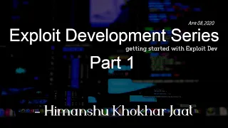 Getting Started with Exploit Development