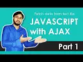 Fetch data from text file - Ajax and JavaScript