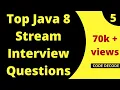 Top Java 8 Streams API Interview Questions and Answers Parallel Stream Code Decode