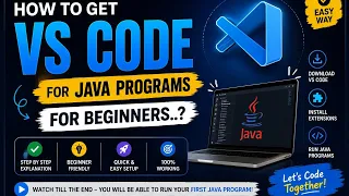 How to Install VS Code for Java Programming Complete Setup for Beginners