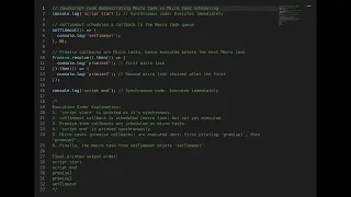 Javascript Interview Question Macro task vs micro task in javascript