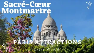 paris attraction sacre coeur montmarte katysworld vlog 2021