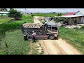 Download Lagu NICELY START PROJECT LANDFILL By Best Skill Driver DOZER KOMATSU D20P Pushing And5T Trucks unloading