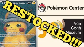 Pikachu Van Gogh Promo Card Restocked IT S BACK How to Get One