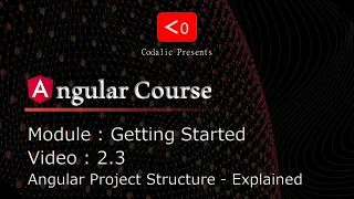 Angular Course 2 3 Angular Project Structure - Explained