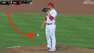 MLB Pitcher Intentionally Balks To Prevent Sign Stealing