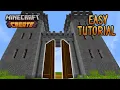 How To Make a WORKING CASTLE in Minecraft with Create mod Tutorial