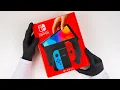 Nintendo Switch OLED Model Neon Blue Neon Red Unboxing - ASMR