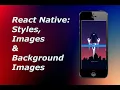 React Native How to add styles Images and Background Images
