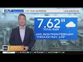 Latest rain totals in LA and OC since Sunday